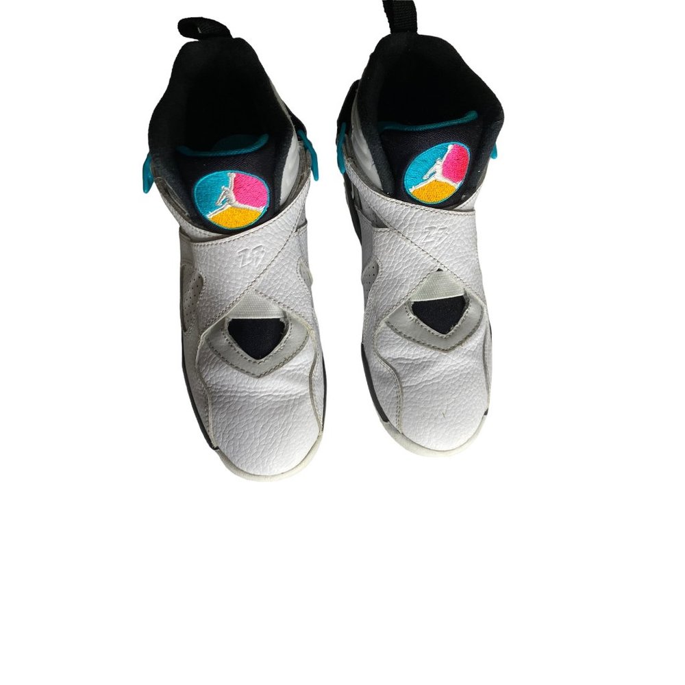 Air Jordan 8 Retro South Beach Sneakers 2.5 Youth Boys